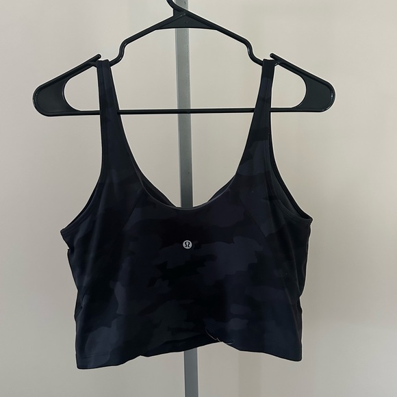 lululemon athletica Tops - lululemon athletica black crop top tank L